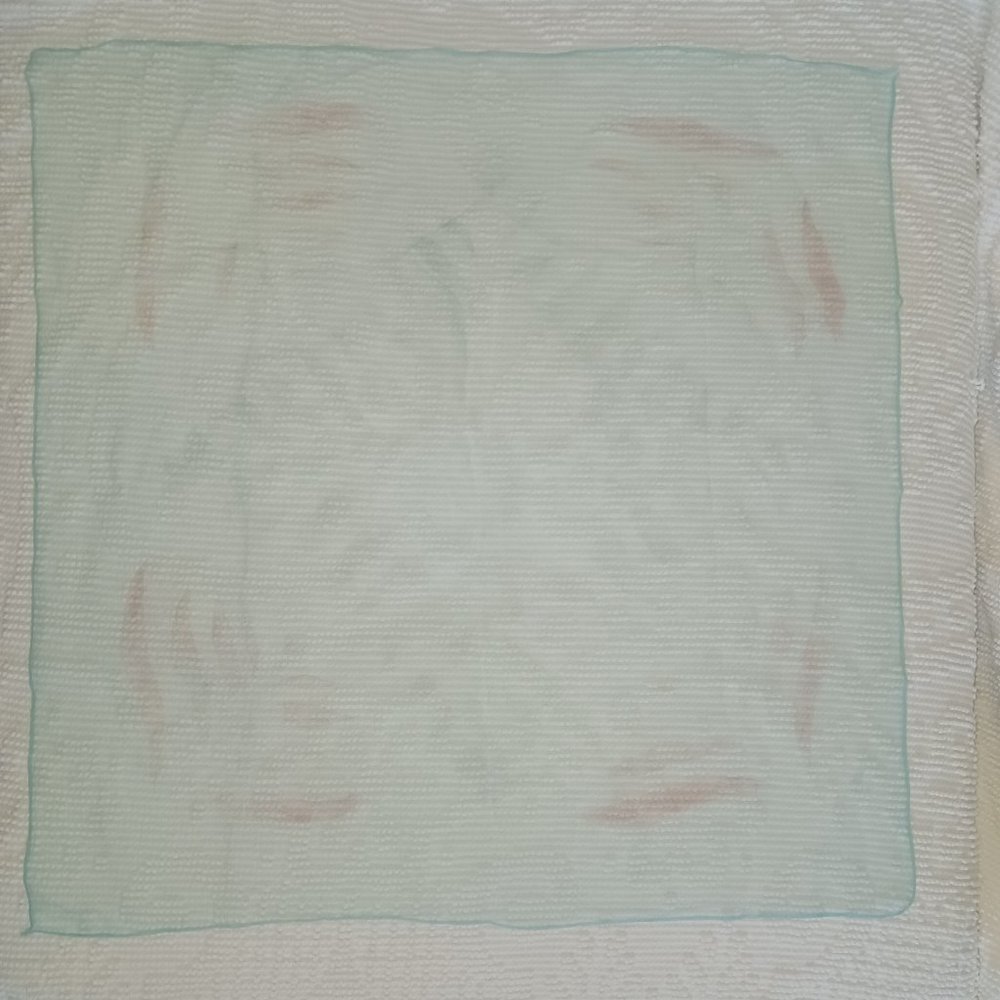 Set of 3 Vintage Scarves in Pastel Colors - Picture 3 of 4